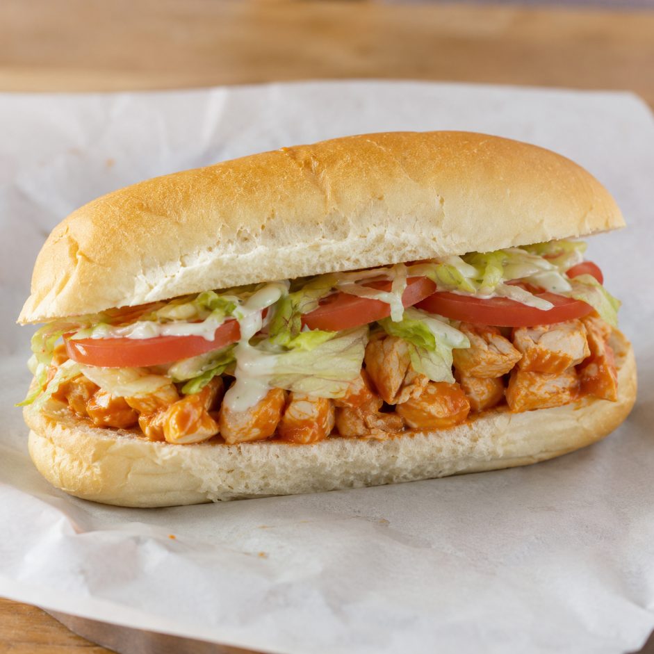 Buffalo Chicken cold sandwich from Montclair Deli and Grill