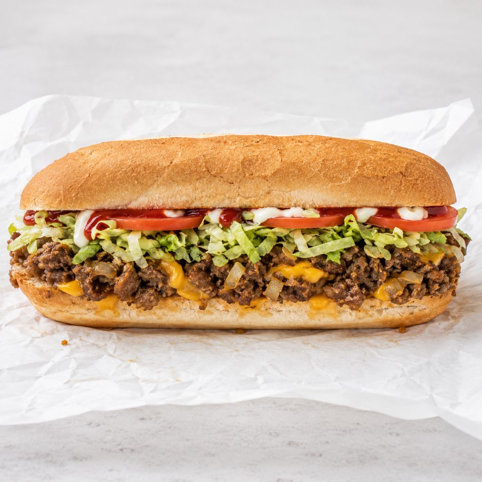 Chopped Cheese hot sandwich from Montclair Deli and Grill