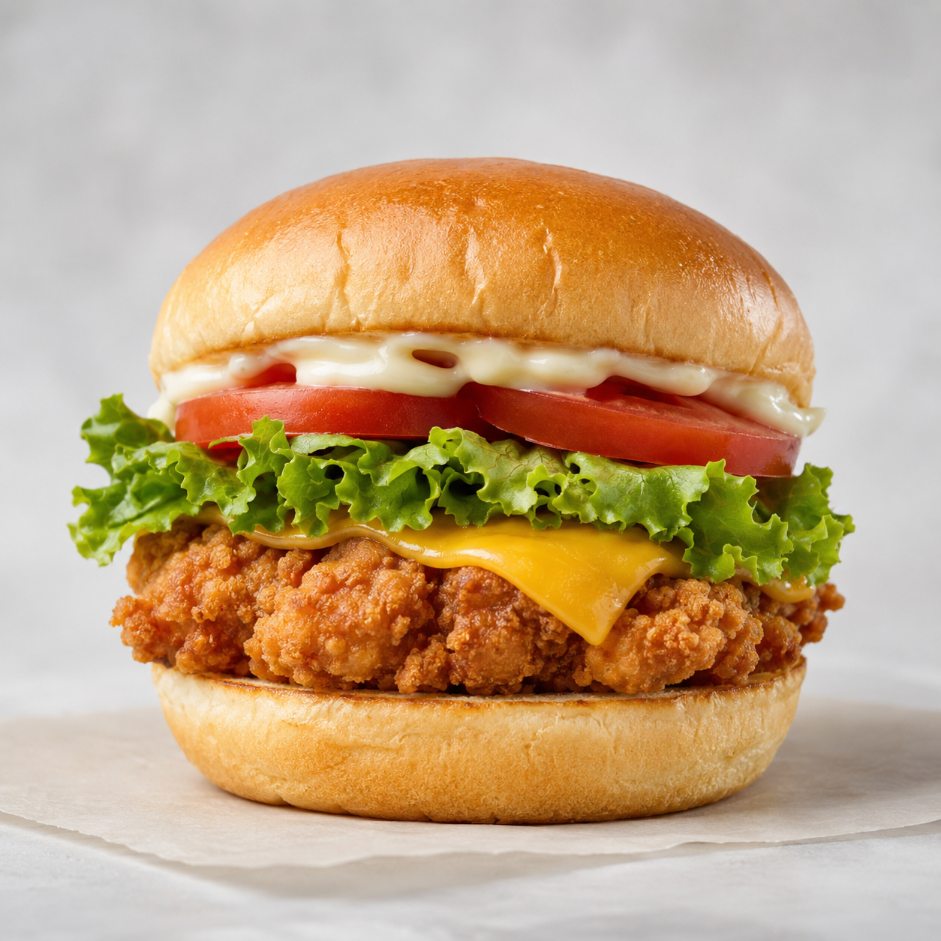 Crispy Chicken Burger from Montclair Deli and Grill