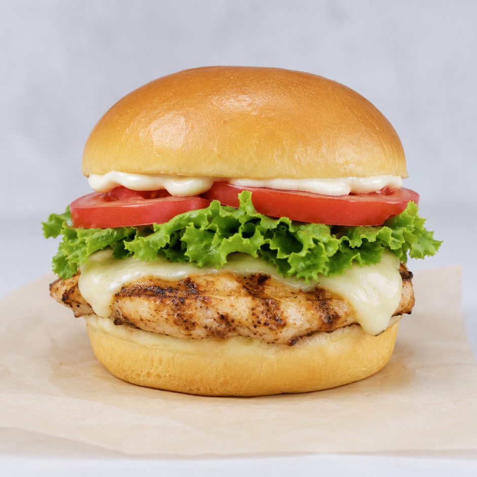 Grilled Chicken Burger from Montclair Deli and Grill