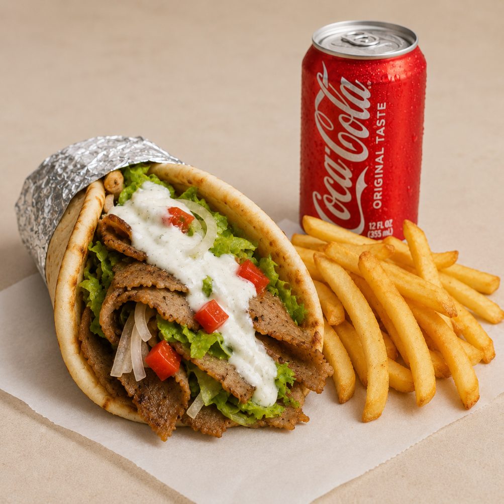 Gyro Combo with fries and soda