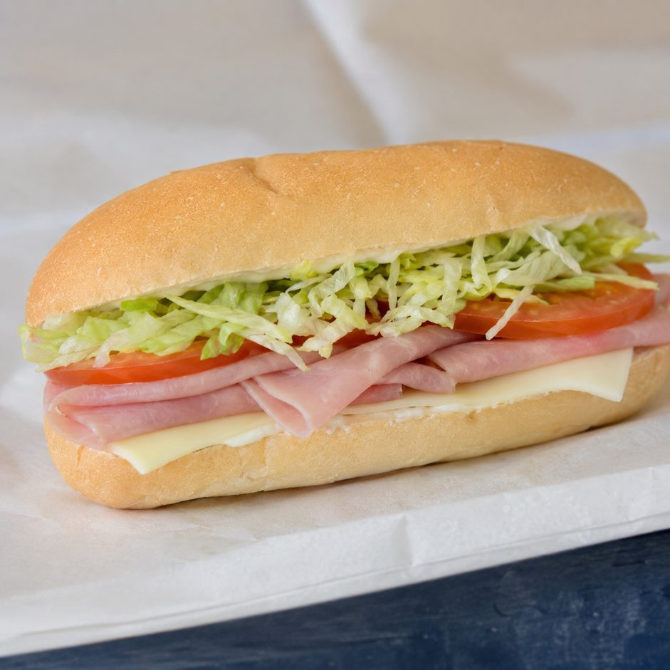Ham and Cheese cold sandwich from Montclair Deli and Grill