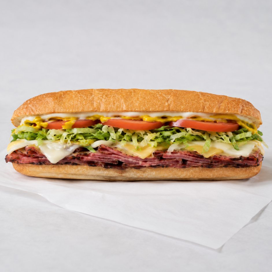 Hot Pastrami sandwich from Montclair Deli and Grill