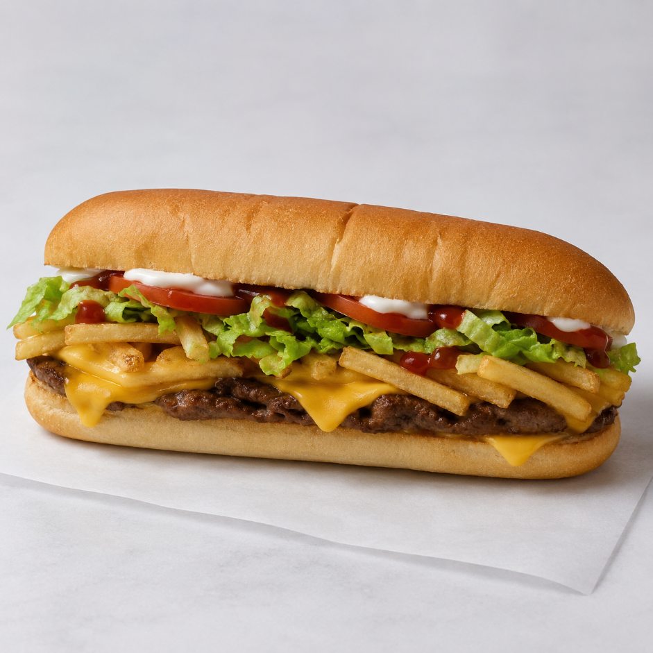 Italian Cheese Burger Sub from Montclair Deli and Grill