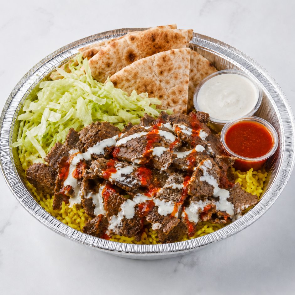 Lamb Platter from Montclair Deli and Grill