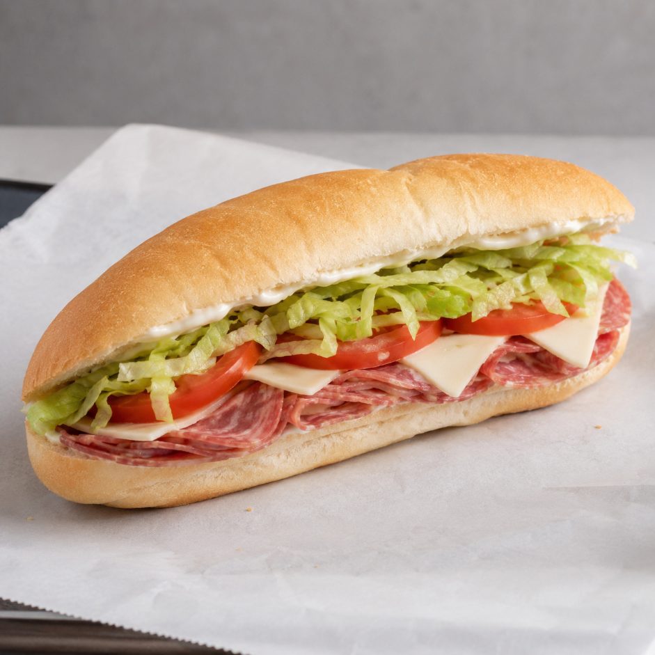 Salami and Cheese cold sandwich from Montclair Deli and Grill