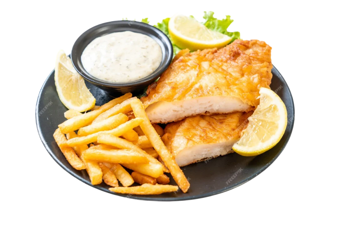 4 piece fish and chips from Montclair Deli and Grill