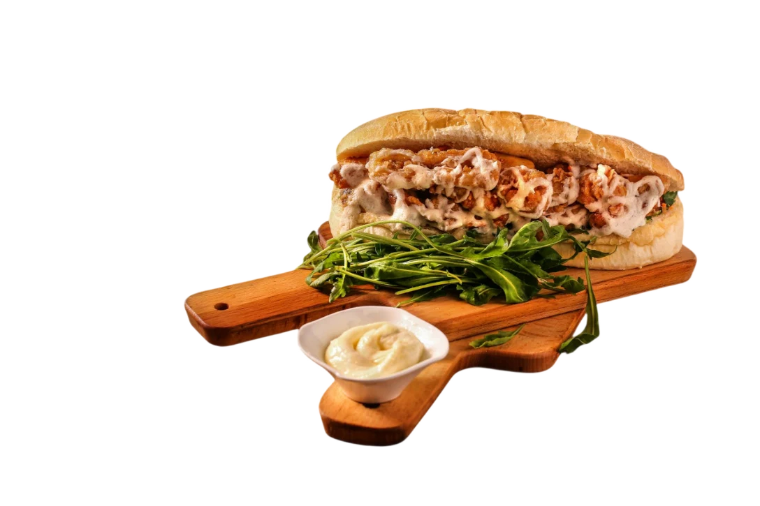 Hot cheesesteak sandwich from Montclair Deli and Grill