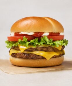 Double Cheese Burger from Montclair Deli & Grill