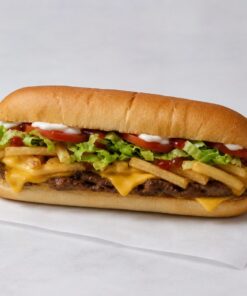 Italian Cheese Burger Sub from Montclair Deli & Grill