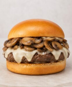 Mushroom Swiss Burger from Montclair Deli & Grill